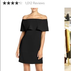 Charles Henry Off The Shoulder Dress